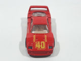 1997 Hot Wheels Ferrari F40 Red Die Cast Toy Dream Luxury Super Car Vehicle Opening Rear Mount Engine