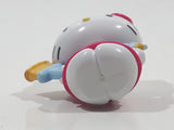 2018 Sanrio Hello Kitty with Paint Brushes 1 3/4" Tall Plastic Toy Figure