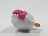 2018 Sanrio Hello Kitty with Paint Brushes 1 3/4" Tall Plastic Toy Figure
