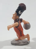 Dakin U.C.S. Amblin The Flintstones Movie Fred Flintstone With Bowling Ball Wearing Water Buffalo Hat 3 1/4" Tall PVC Toy Figure