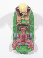 Dakin U.C.S. Amblin The Flintstones Movie Barney Rubble With with Lobster Lawn Mower 2 3/4" Tall PVC Toy Figure