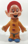 Vintage Walt Disney Productions Snow White and The Seven Dwarfs Dopey 7 1/2" Tall Rubber Toy Figure