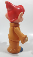 Vintage Walt Disney Productions Snow White and The Seven Dwarfs Dopey 7 1/2" Tall Rubber Toy Figure