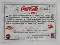 1994 Collect-A-Card The Coca Cola Collection Series 2 Trading Cards (Individual)