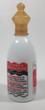 Vintage Papas Letzte Reserve  6" Tall White Milk Glass Liquor Bottle with Nipple