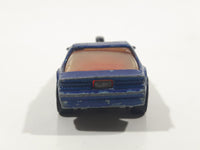 Rare 1987 Hot Wheels Turbotrax Turboglo Blown Camaro Blue Die Cast Toy Car Vehicle