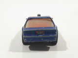 Rare 1987 Hot Wheels Turbotrax Turboglo Blown Camaro Blue Die Cast Toy Car Vehicle