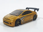 2006 Hot Wheels First Editions 2006 Honda Civic SI Metalflake Gold Die Cast Toy Car Vehicle