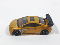 2006 Hot Wheels First Editions 2006 Honda Civic SI Metalflake Gold Die Cast Toy Car Vehicle