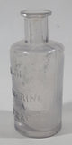 Rare Antique Late 1800s Shirriff's Flavoring Extract 3 7/8" Tall Embossed Lettering Cork Top Glass Bottle