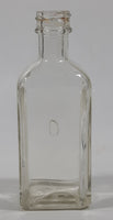 Antique The Singer Manfg Co Sewing Machine Oil 5 1/8" Tall Embossed Lettering Glass Bottle