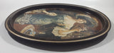 Vintage 1970s Pepsi Cola "Lady Gibson" Oval Brown Border Beverage Metal Serving Tray