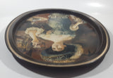 Vintage 1970s Pepsi Cola "Lady Gibson" Oval Brown Border Beverage Metal Serving Tray