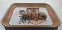 Vintage 1958 Serve Coca-Cola Coke Soda Pop Picnic Basket Food Cart Wagon Beverage Serving Tray