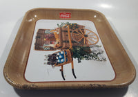 Vintage 1958 Serve Coca-Cola Coke Soda Pop Picnic Basket Food Cart Wagon Beverage Serving Tray