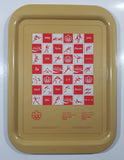 Vintage 1976 Coca-Cola Montreal Olympic Games 10 3/4" x 14 3/4" Metal Beverage Serving Tray