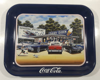 1996 Coca-Cola Dairy Queen A Winning Combination 11 x 13 1/2" Beverage Serving Tray