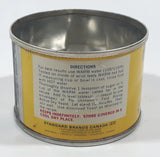 Vintage 1970s Standard Brands Canada Fleischmann's Fast Rising Active Dry Yeast 4 Oz 2" Tall Tin Metal Can