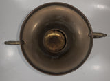 Antique Italian Style Handles Claw Foot 8 1/4" Tall Brass Spittoon with Heavy Brass Catcher Cup