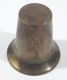 Antique Italian Style Handles Claw Foot 8 1/4" Tall Brass Spittoon with Heavy Brass Catcher Cup