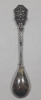 Medan Indonesia Travel Souvenir Silver Plated Metal Spoon