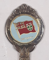 Ontario Canada Travel Souvenir Silver Plated Metal Spoon