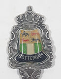 Rotterdam Netherlands Travel Souvenir Silver Plated Metal Spoon