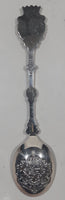 Sweden Maypole Travel Souvenir Silver Plated Metal Spoon