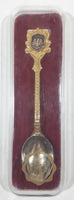 Wien Vienna Austria Gold Tone Metal Spoon