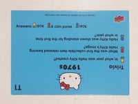2014 Upper Deck Sanrio Hello Kitty Trading Cards Trivia Fuzzy (Individual)