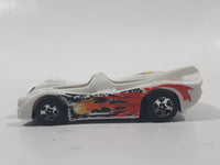 2007 Hot Wheels Super 6 in 1 Track Set Power Pistons White Plastic Body Die Cast Toy Car Vehicle No Canopy