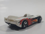 2007 Hot Wheels Super 6 in 1 Track Set Power Pistons White Plastic Body Die Cast Toy Car Vehicle No Canopy