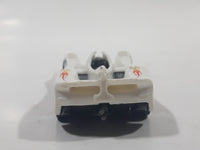 2007 Hot Wheels Super 6 in 1 Track Set Power Pistons White Plastic Body Die Cast Toy Car Vehicle No Canopy