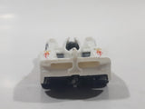 2007 Hot Wheels Super 6 in 1 Track Set Power Pistons White Plastic Body Die Cast Toy Car Vehicle No Canopy