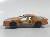 Vintage Yatming No. 1086 1983 Chevy Camaro Z28 Yellow Die Cast Toy Car Vehicle Busted Up