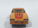 Vintage Yatming No. 1086 1983 Chevy Camaro Z28 Yellow Die Cast Toy Car Vehicle Busted Up