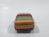 Vintage Yatming No. 1086 1983 Chevy Camaro Z28 Yellow Die Cast Toy Car Vehicle Busted Up