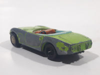 Vintage Playart Toyota 2000GT Convertible Green Die Cast Toy Car Vehicle