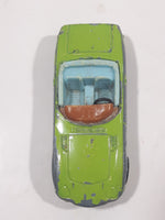 Vintage Playart Toyota 2000GT Convertible Green Die Cast Toy Car Vehicle