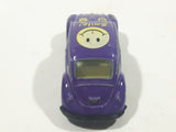 Vintage Yatming No. 1009 Volkswagen Beetle "Smile!" #9 Purple Die Cast Toy Car Vehicle