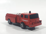 Maisto Denver Pumper Truck Red Fire Engine Die Cast Toy Car Emergency Rescue Vehicle