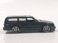 2022 Hot Wheels HW Wagons Volvo 850 Estate Metalflake Dark Green Die Cast Toy Car Vehicle