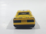 1991 Hot Wheels Ferrari 348 Yellow Die Cast Toy Car Vehicle