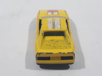 1991 Hot Wheels Ferrari 348 Yellow Die Cast Toy Car Vehicle