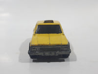 Vintage 1982 Hot Wheels Taxi Yellow Die Cast Toy Car Vehicle