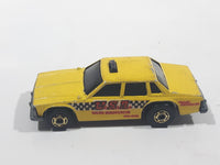 Vintage 1982 Hot Wheels Taxi Yellow Die Cast Toy Car Vehicle