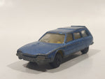 Vintage 1979 Lesney Matchbox Superfast No. 12 Citroen CX Blue Die Cast Toy Car Vehicle with Opening Rear Door