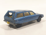 Vintage 1979 Lesney Matchbox Superfast No. 12 Citroen CX Blue Die Cast Toy Car Vehicle with Opening Rear Door