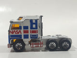 Vintage 1984 Matchbox Convoy Kenworth Aerodyne (COE) Nasa Transporter White Die Cast Toy Car Vehicle