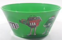 2022 Mars M & M's 5 1/2" Wide Green Plastic Bowl